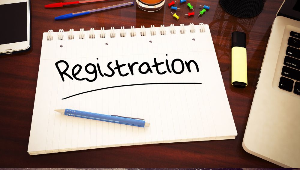 Online registration facility